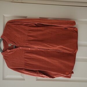 Woolrich Women's Terracotta Button Down Shirt